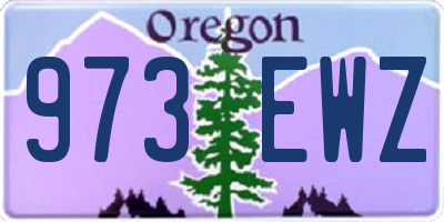 OR license plate 973EWZ