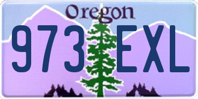OR license plate 973EXL