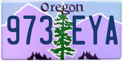 OR license plate 973EYA