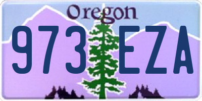 OR license plate 973EZA