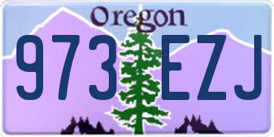 OR license plate 973EZJ