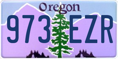 OR license plate 973EZR