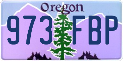 OR license plate 973FBP