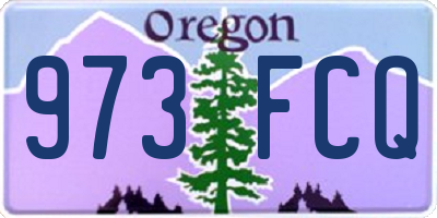 OR license plate 973FCQ