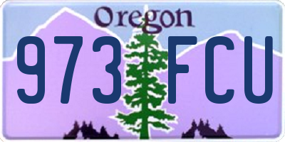 OR license plate 973FCU