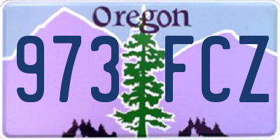 OR license plate 973FCZ