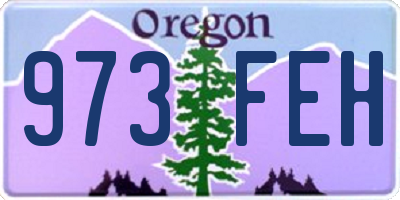 OR license plate 973FEH