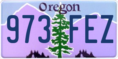 OR license plate 973FEZ