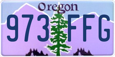 OR license plate 973FFG
