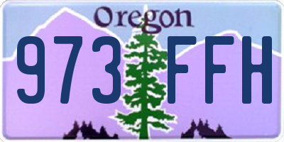 OR license plate 973FFH