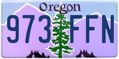 OR license plate 973FFN