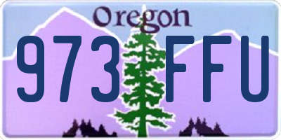 OR license plate 973FFU