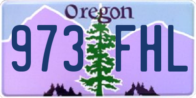 OR license plate 973FHL