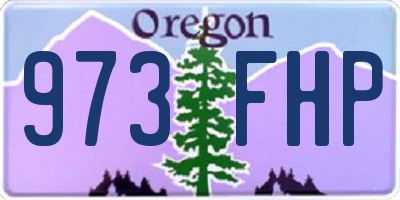 OR license plate 973FHP
