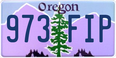 OR license plate 973FIP