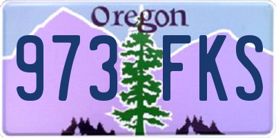 OR license plate 973FKS