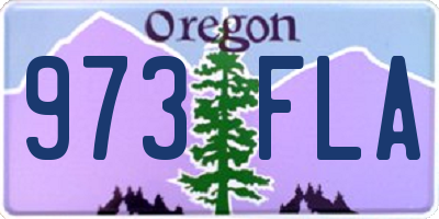 OR license plate 973FLA