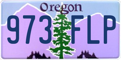 OR license plate 973FLP