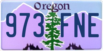 OR license plate 973FNE