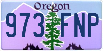 OR license plate 973FNP