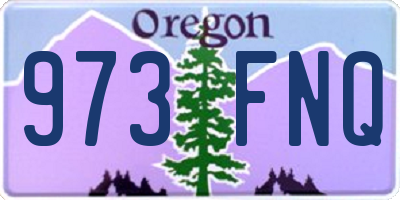 OR license plate 973FNQ