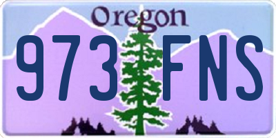 OR license plate 973FNS
