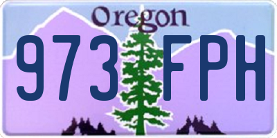 OR license plate 973FPH
