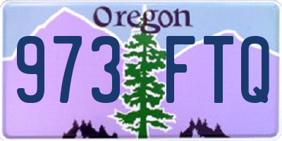 OR license plate 973FTQ
