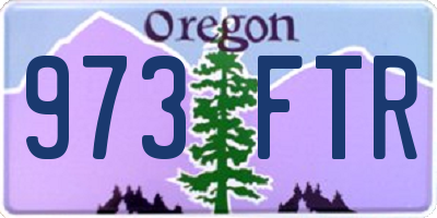 OR license plate 973FTR