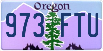 OR license plate 973FTU