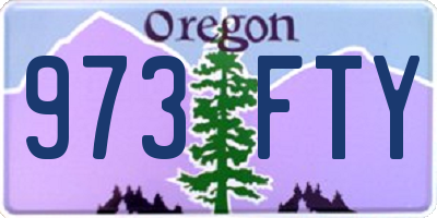 OR license plate 973FTY