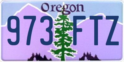 OR license plate 973FTZ