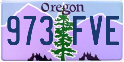 OR license plate 973FVE
