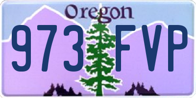 OR license plate 973FVP