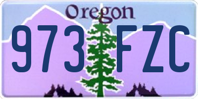 OR license plate 973FZC