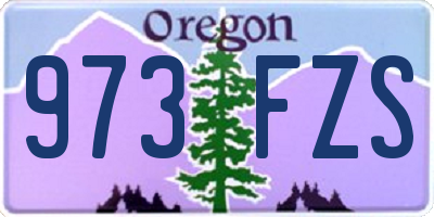 OR license plate 973FZS