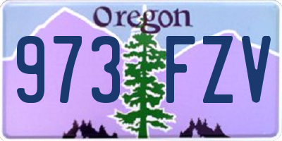 OR license plate 973FZV