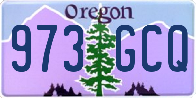 OR license plate 973GCQ