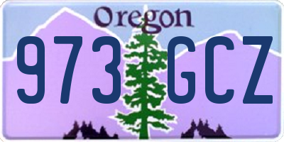 OR license plate 973GCZ