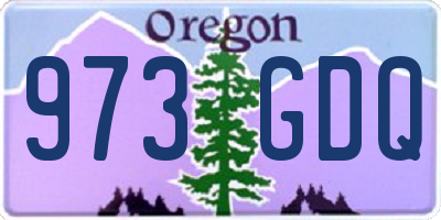 OR license plate 973GDQ