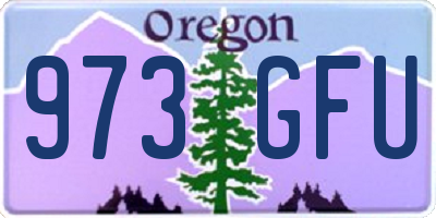 OR license plate 973GFU