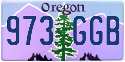 OR license plate 973GGB