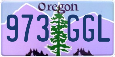 OR license plate 973GGL