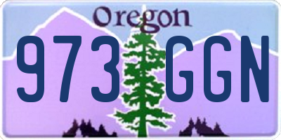 OR license plate 973GGN