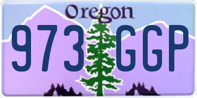 OR license plate 973GGP