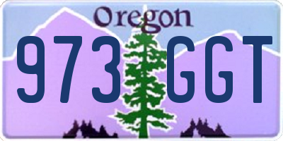 OR license plate 973GGT