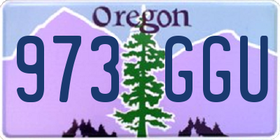 OR license plate 973GGU