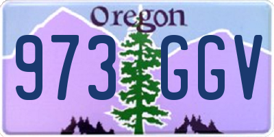 OR license plate 973GGV