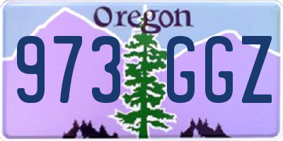 OR license plate 973GGZ
