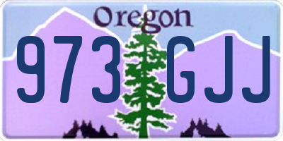 OR license plate 973GJJ